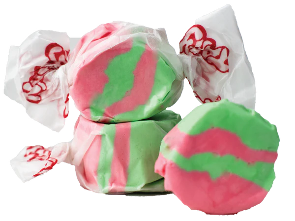 Strawberry & Kiwi salt water taffy 200g bag NEW TO THE UK