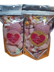 Freeze dried Valentine bags